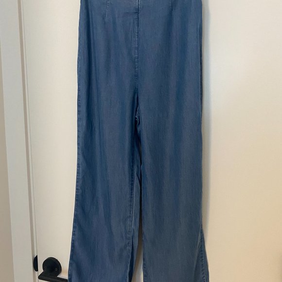 Reformation Chambray Pants Size 2 - Picture 4 of 5